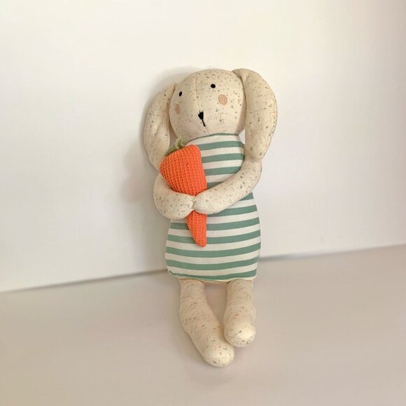 Target Pillowfort Bunny Rabbit with Carrot Figural Pillow Pal Stuffed Animal 17" - Picture 2 of 10